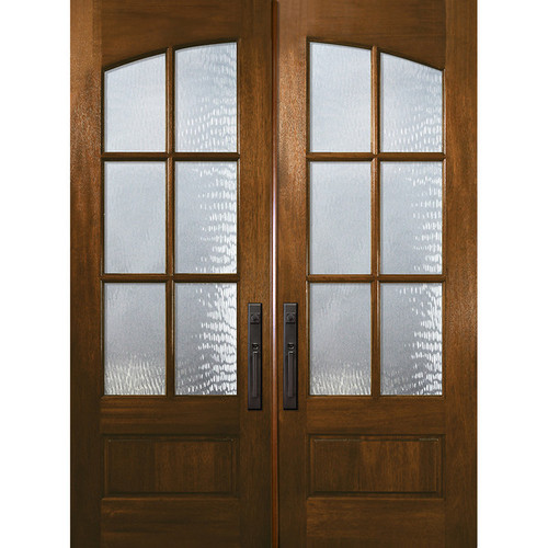 WoodCraft | 6 Lite TDL Arch Lite Double | 8' Tall