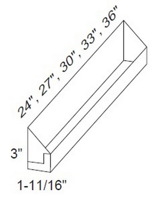 Ideal Cabinetry Glasgow Polar White Tilt-out Tray Kits - SBTOTK33-GPW