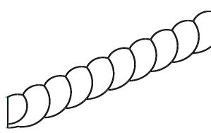 Jarlin Cabinetry - Rope Moldings Insert - RMI8 - Charlton