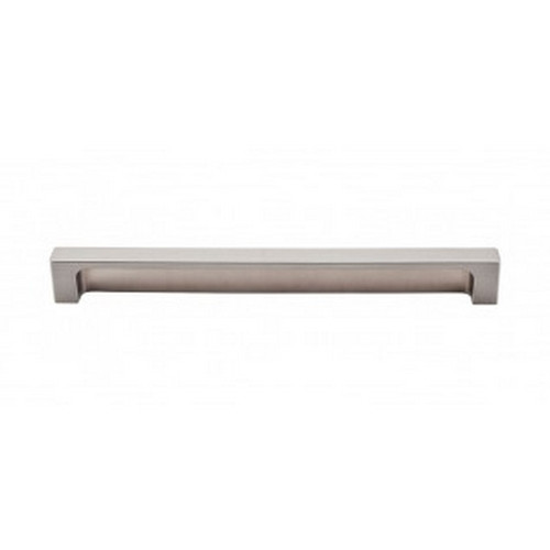 Top Knobs - Sanctuary II Collection - Modern Metro Tab Pull 8" (c-c) - Brushed Satin Nickel - TK277BSN