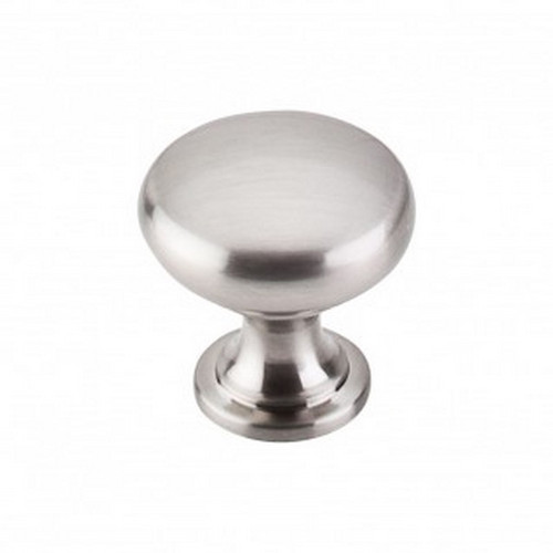 Top Knobs - Nouveau Collection - Hollow Round Knob 1 1/4" - Brushed Satin Nickel - M410