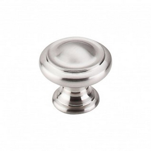 Top Knobs - Nouveau III Collection - Dome Knob 1 1/8" - Brushed Satin Nickel - M1116