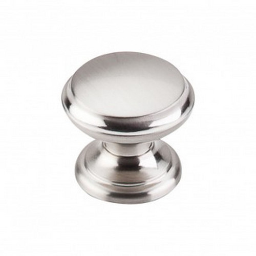 Top Knobs - Asbury Collection - Flat Top Knob 1 3/8" - Brushed Satin Nickel - M1303