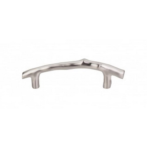 Top Knobs - Aspen II Collection - Aspen II Twig Pull 3 1/2" (c-c) - Brushed Satin Nickel - M1960