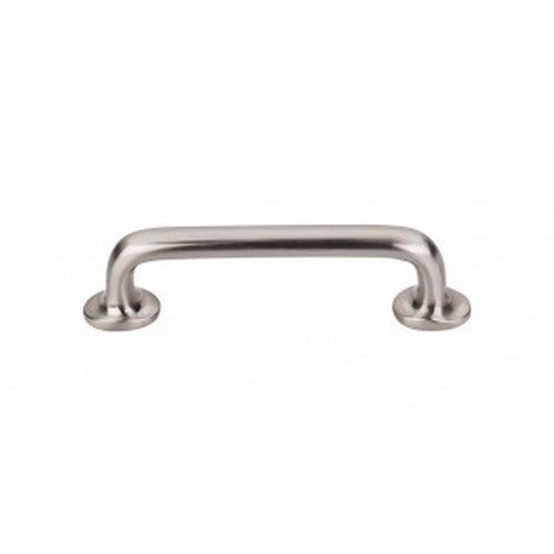 Top Knobs - Aspen II Collection - Aspen II Rounded Pull 4" (c-c) - Brushed Satin Nickel - M1987