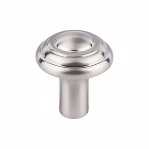 Top Knobs - Aspen II Collection - Aspen II Button Knob 1 1/4" - Brushed Satin Nickel - M2032