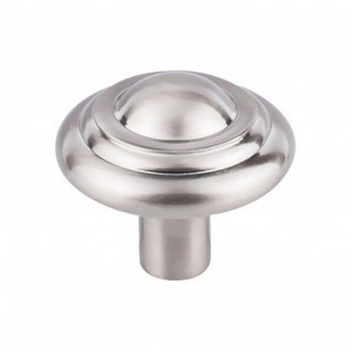 Top Knobs - Aspen II Collection - Aspen II Button Knob 1 3/4" - Brushed Satin Nickel - M2035
