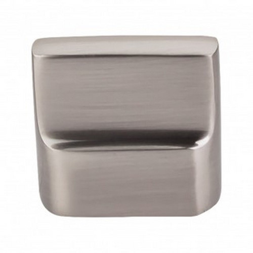 Top Knobs - Aspen II Collection - Aspen II Flat Sided Knob 7/8" (c-c) - Brushed Satin Nickel - M2050