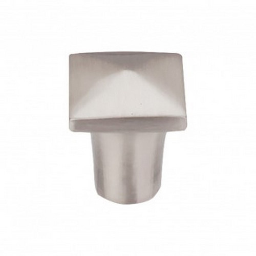 Top Knobs - Aspen II Collection - Aspen II Square Knob 3/4" - Brushed Satin Nickel - M2053
