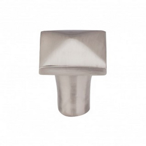 Top Knobs - Aspen II Collection - Aspen II Square Knob 7/8" - Brushed Satin Nickel - M2056