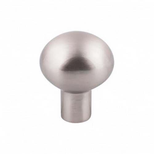 Top Knobs - Aspen II Collection - Aspen II Small Egg Knob 1 3/16" - Brushed Satin Nickel - M2065