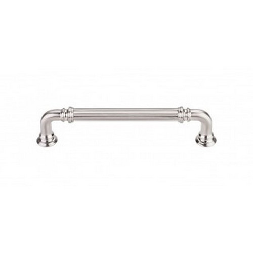 Top Knobs - Chareau Collection - Reeded Pull 5" (c-c) - Brushed Satin Nickel - TK323BSN