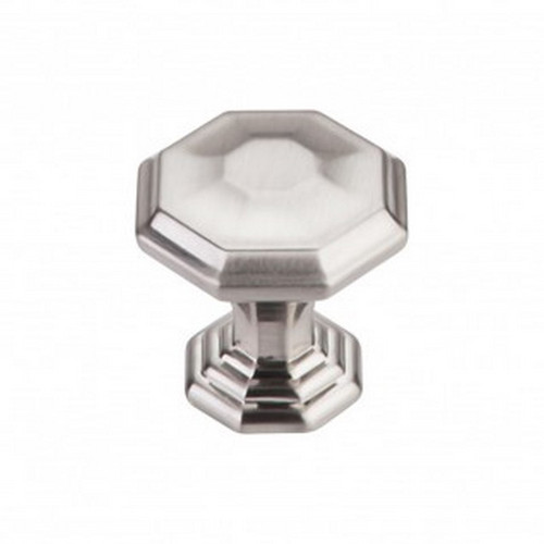Top Knobs - Chareau Collection - Chalet Knob 1 1/4" - Brushed Satin Nickel - TK340BSN