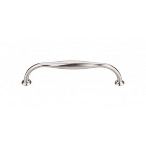 Top Knobs - Chareau Collection - Shrewsbury D-Pull 5 1/16" (c-c) - Brushed Satin Nickel - TK384BSN