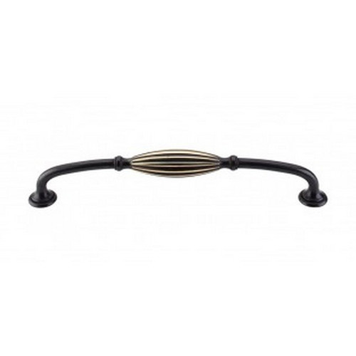 Top Knobs - Tuscany Collection - Tuscany D-Pull Large 8 13/16" (c-c) - Dark Antique Brass - M467