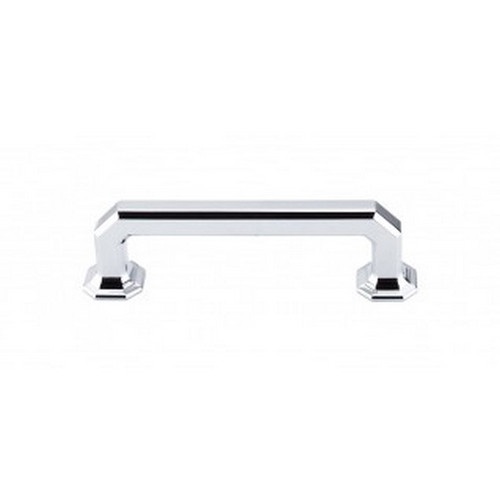 Top Knobs - Chareau Collection - Emerald Pull 3 3/4" (c-c) - Polished Chrome - TK287PC
