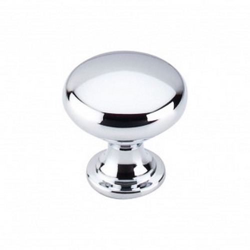 Top Knobs - Nouveau Collection - Hollow Round Knob 1 1/4" - Polished Chrome - M411