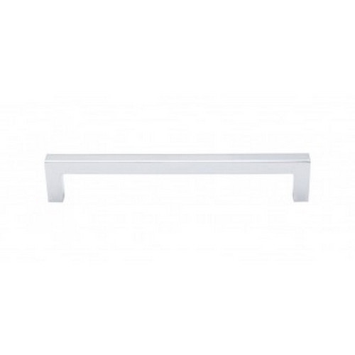 Top Knobs - Nouveau III Collection - Square Bar Pull 6 5/16" (c-c) - Polished Chrome - M1157