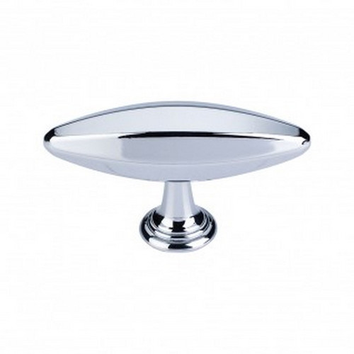 Top Knobs - Chareau Collection - Chareau T-Handle Large 3" - Polished Chrome - TK231PC
