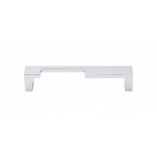 Top Knobs - Sanctuary II Collection - Modern Metro Notch Pull A 5" (c-c) - Polished Chrome - TK256PC