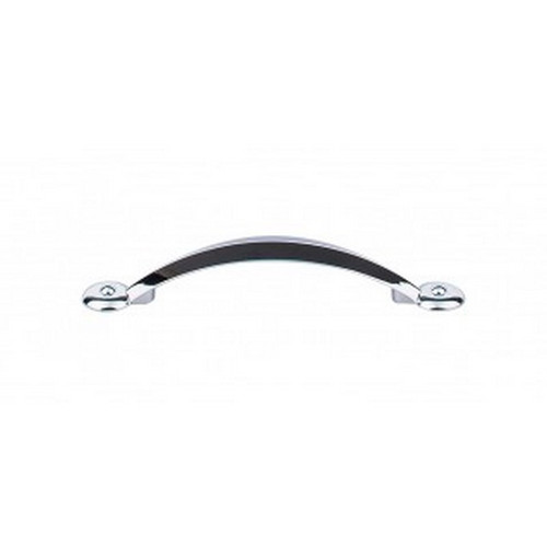 Top Knobs - Dakota Collection - Angle Pull 3 3/4" (c-c) - Polished Chrome - M1904