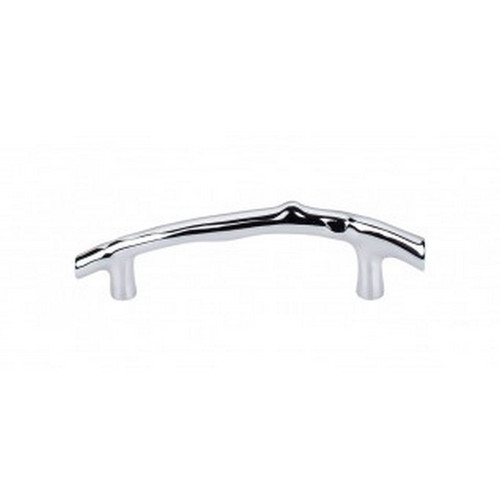 Top Knobs - Aspen II Collection - Aspen II Twig Pull 5" (c-c) - Polished Chrome - M1964