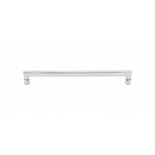 Top Knobs - Aspen II Collection - Aspen II Flat Sided Pull 12" (c-c) - Polished Chrome - M1982