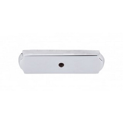 Top Knobs - Aspen II Collection - Aspen II Rectangle Backplate 2 1/2" - Polished Chrome - M2009