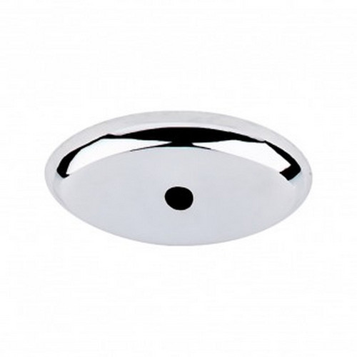Top Knobs - Aspen II Collection - Aspen II Oval Backplate 1 1/2" - Polished Chrome - M2012