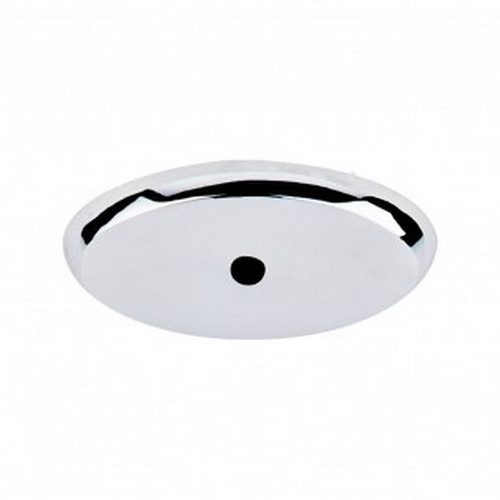Top Knobs - Aspen II Collection - Aspen II Oval Backplate 1 3/4" - Polished Chrome - M2015