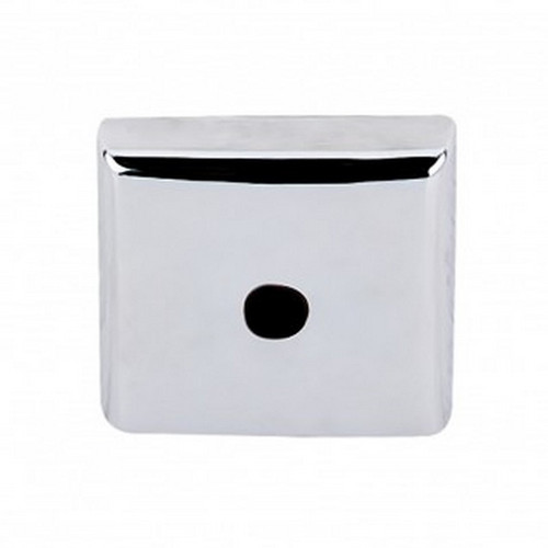 Top Knobs - Aspen II Collection - Aspen II Square Backplate 7/8" - Polished Chrome - M2018