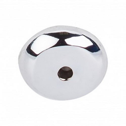 Top Knobs - Aspen II Collection - Aspen II Round Backplate 7/8" - Polished Chrome - M2024