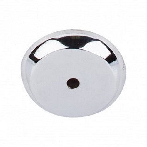 Top Knobs - Aspen II Collection - Aspen II Round Backplate 1 1/4" - Polished Chrome - M2027