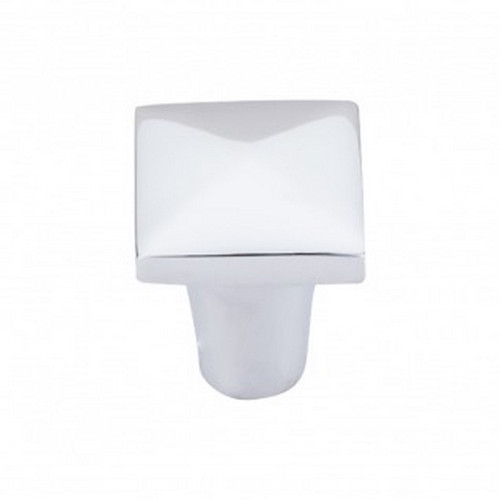 Top Knobs - Aspen II Collection - Aspen II Square Knob 7/8" - Polished Chrome - M2057
