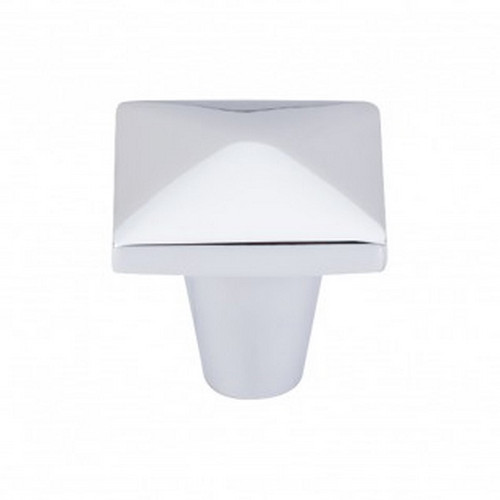 Top Knobs - Aspen II Collection - Aspen II Square Knob 1 1/4" - Polished Chrome - M2060