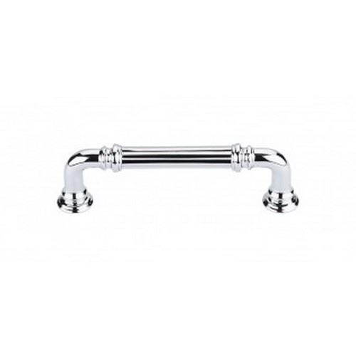 Top Knobs - Chareau Collection - Reeded Pull 3 3/4" (c-c) - Polished Chrome - TK322PC