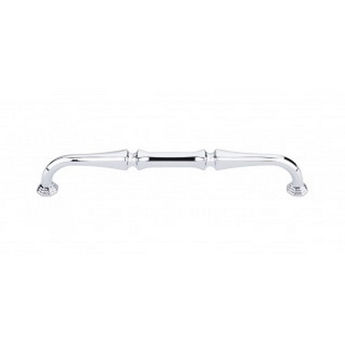 Top Knobs - Chareau Collection - Chalet Pull 7" (c-c) - Polished Chrome - TK343PC