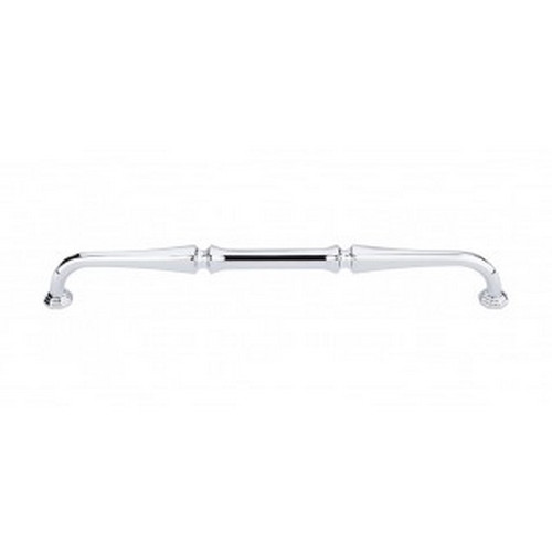 Top Knobs - Chareau Collection - Chalet Pull 9" (c-c) - Polished Chrome - TK344PC