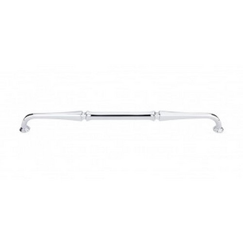 Top Knobs - Chareau Collection - Chalet Pull 12" (c-c) - Polished Chrome - TK345PC