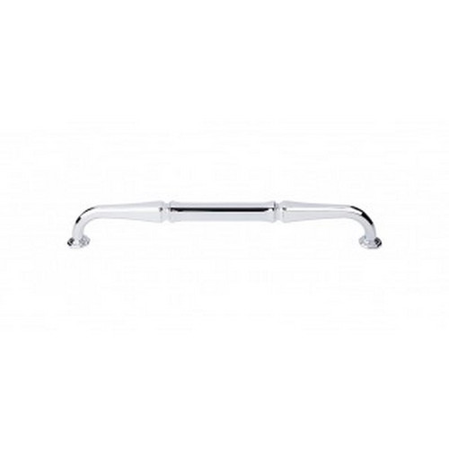 Top Knobs - Chareau Collection - Chalet Appliance Pull 12" (c-c) - Polished Chrome - TK346PC