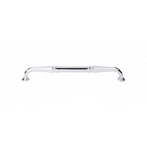 Top Knobs - Chareau Collection - Chalet Appliance Pull 18" (c-c) - Polished Chrome - TK347PC