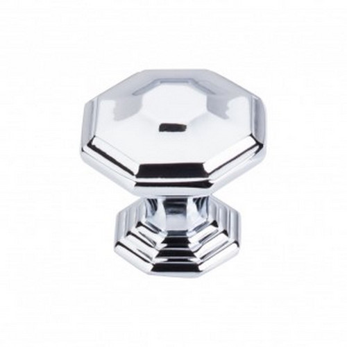 Top Knobs - Chareau Collection - Chalet Knob 1 1/2" - Polished Chrome - TK348PC