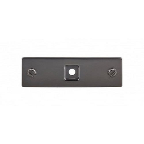 Top Knobs - Barrington Collection - Channing Backplate 3 Inch - Ash Gray - TK741AG