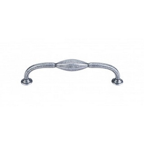 Top Knobs - Chareau Collection - Chareau D-Pull Small 5 1/16" (c-c) - Black Iron - TK232BI