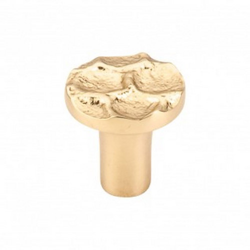 Top Knobs - Cobblestone Collection - Cobblestone Round Knob 1 1/8" - Brass - TK295BR