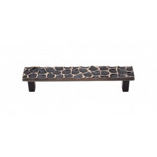 Top Knobs - Cobblestone Collection - Cobblestone Pull 5 1/16" (c-c) - Brass Antique - TK305BA
