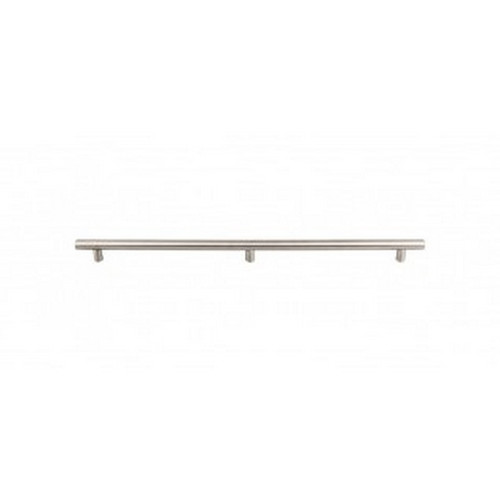 Top Knobs - Stainless Collection - Hollow Bar Pull 3 posts 2x18 1/8" (c-c) - Brushed Stainless Steel - SSH11