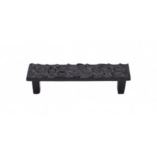Top Knobs - Cobblestone Collection - Cobblestone Pull 3 3/4" (c-c) - Coal Black - TK304CB
