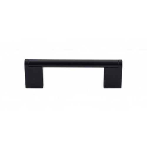 Top Knobs - Bar Pulls Collection - Princetonian Bar Pull 3 3/4" (c-c) - Flat Black - M1055