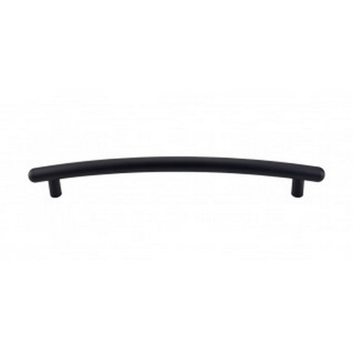Top Knobs - Appliance Collection - Curved Appliance Pull 12" (c-c) - Flat Black - TK170BLK